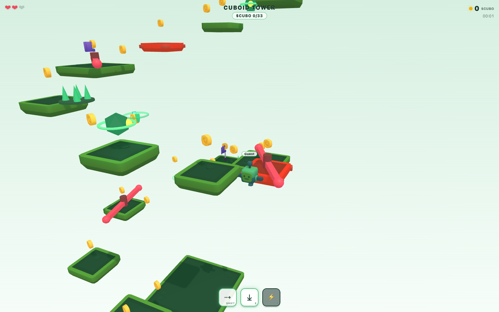 Cuboid Pump — climbing gameplay